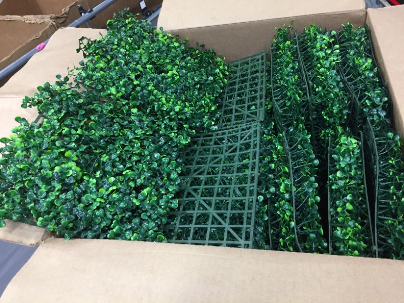 Photo 1 of ARTIFICIAL BOXWOOD TILES - 26 PCS -----9.5/8X9.5/8 INCH  
