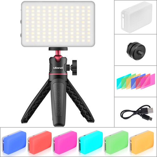 Photo 1 of VIJIM Tabletop LED Video Lighting Kit (Single, Black)