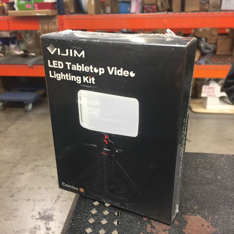 Photo 2 of VIJIM Tabletop LED Video Lighting Kit (Single, Black)