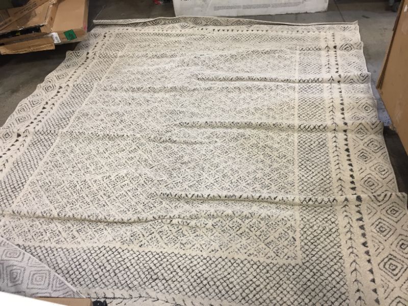 Photo 4 of 7'10"x10'2" Devonshire Global Rugs Cream - Artistic Weavers