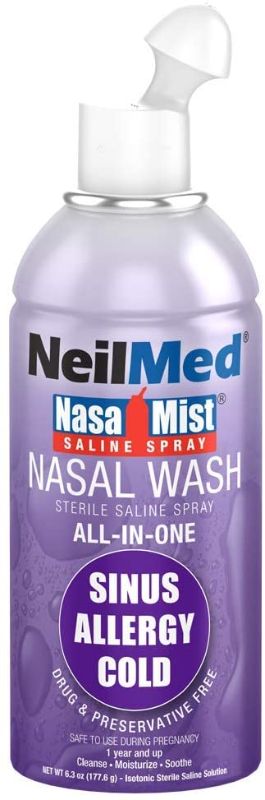 Photo 1 of NeilMed NasaMist All in One Multi Purpose Saline Spray, 6 Fl Oz
