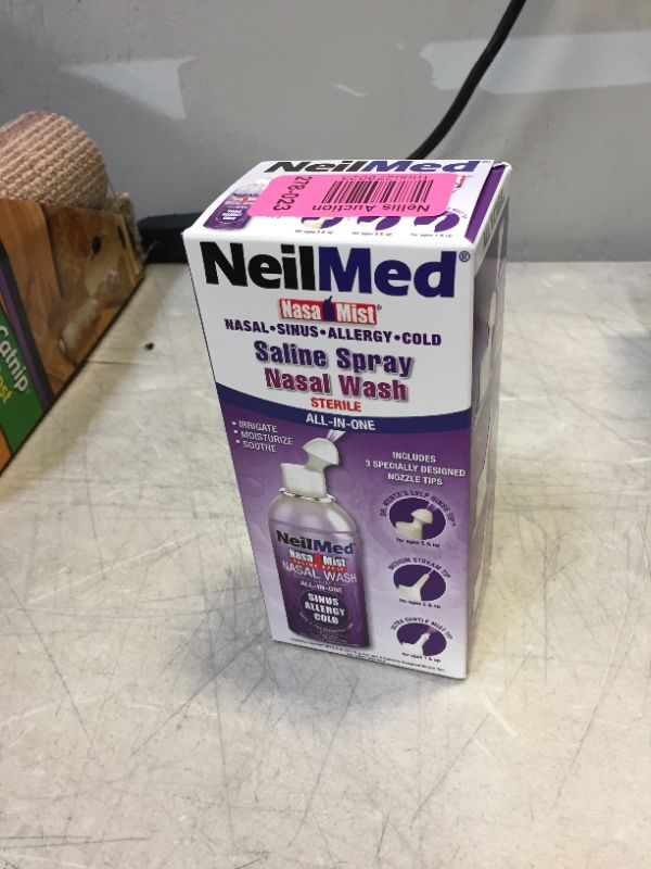 Photo 2 of NeilMed NasaMist All in One Multi Purpose Saline Spray, 6 Fl Oz
