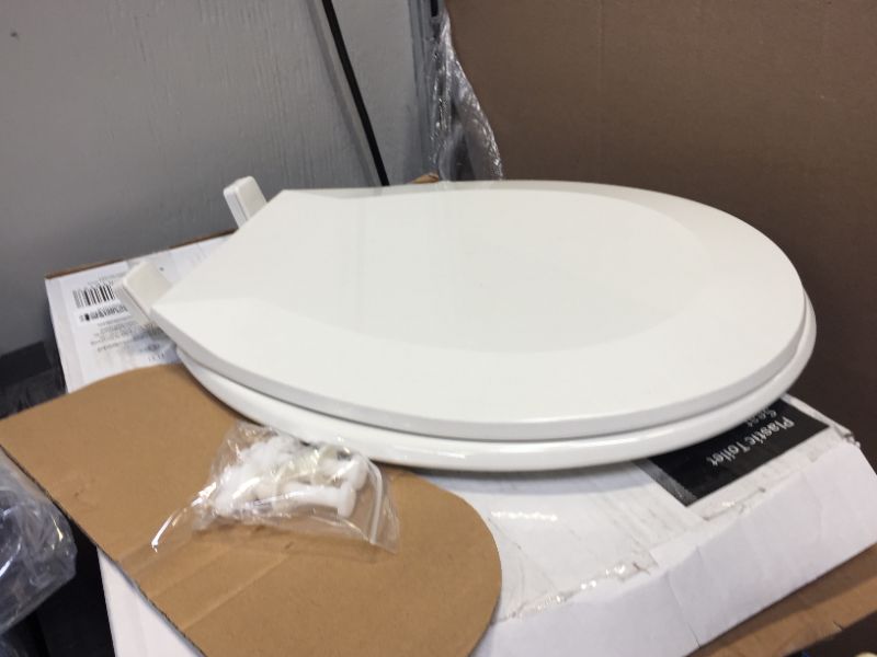 Photo 2 of AquaSource White Round Toilet Seat