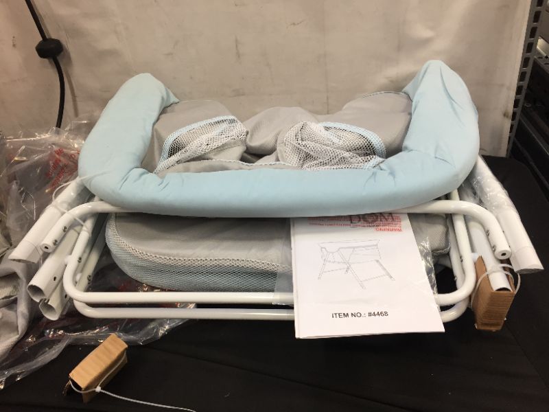 Photo 2 of Dream on Me Traveler Portable Bassinet - Starlight Blue