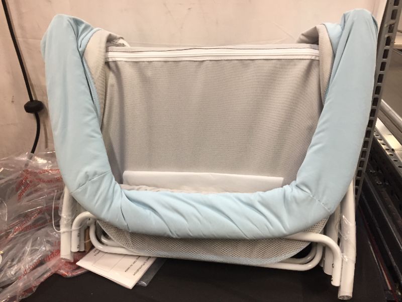 Photo 8 of Dream on Me Traveler Portable Bassinet - Starlight Blue