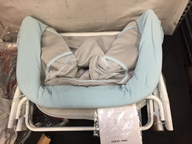 Photo 5 of Dream on Me Traveler Portable Bassinet - Starlight Blue