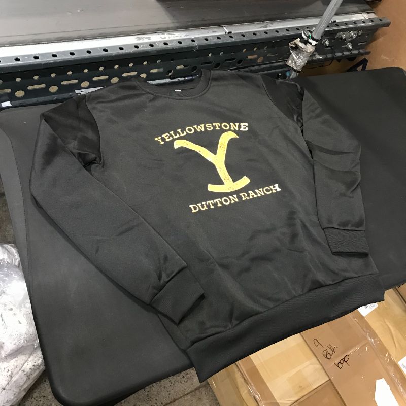 Photo 1 of 13 pack, Yellow Stone Dutton Ranch sweaters - poor quality and bad sizing. all sizes range around a women's medium but are assorted