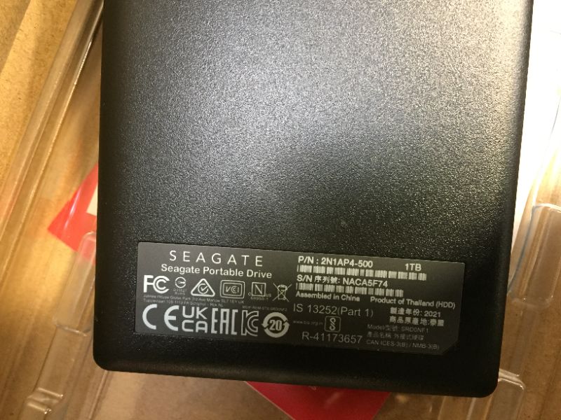 Photo 4 of Seagate Portable 1TB External Hard Drive HDD USB PC Laptop Mac High Quality
