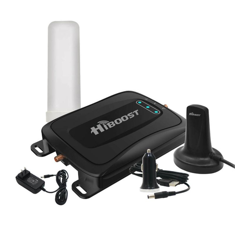 Photo 1 of HiBoost Travel 4G 2.0 RV LTE Car Cell Phone Signal Booster Kit | C27G-5S-BTW-RV(damaged package, but item inside is good condition)
