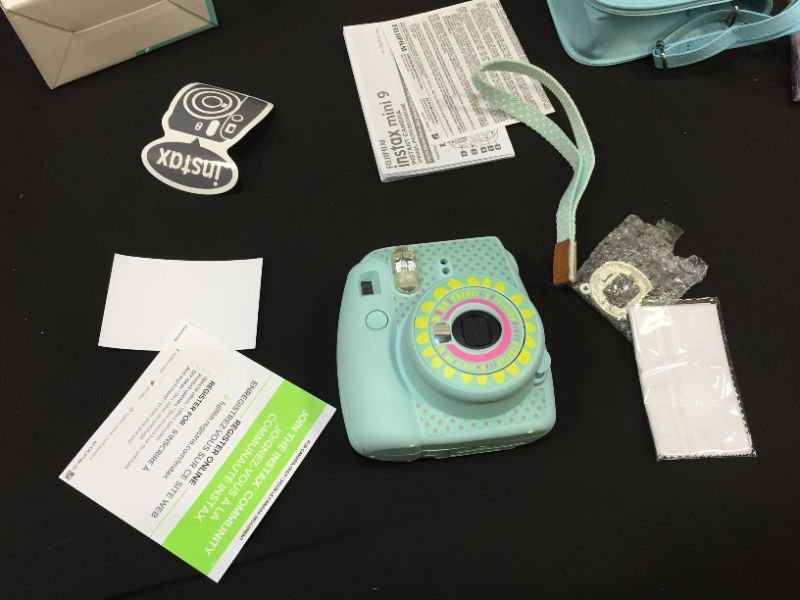 Photo 3 of Fujifilm Instax Mini 9 Instant Film Camera - Instant Film - Ice Blue(battery not included)
