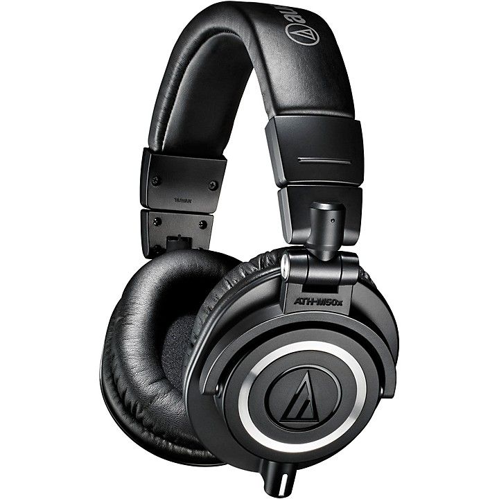 Photo 1 of Audio-Technica ATH-M50x Closed-Back Studio Monitoring Headphones Black
