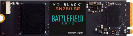 Photo 1 of WD - WD_BLACK SN750 SE 500GB PCIe Gen 4 x4 Internal Solid State Drive with Battlefield 2042 PC Game Code
