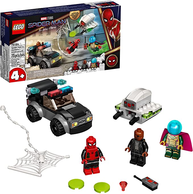 Photo 1 of LEGO Marvel Spider-Man vs. Mysterio’s Drone Attack 76184 Building Kit (73 Pieces)
