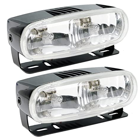 Photo 1 of HELLA H71010321 Optilux 2020 Dual Beam Halogen Fog/Driving Lamp Kit, Black Housing, 12V/55W
