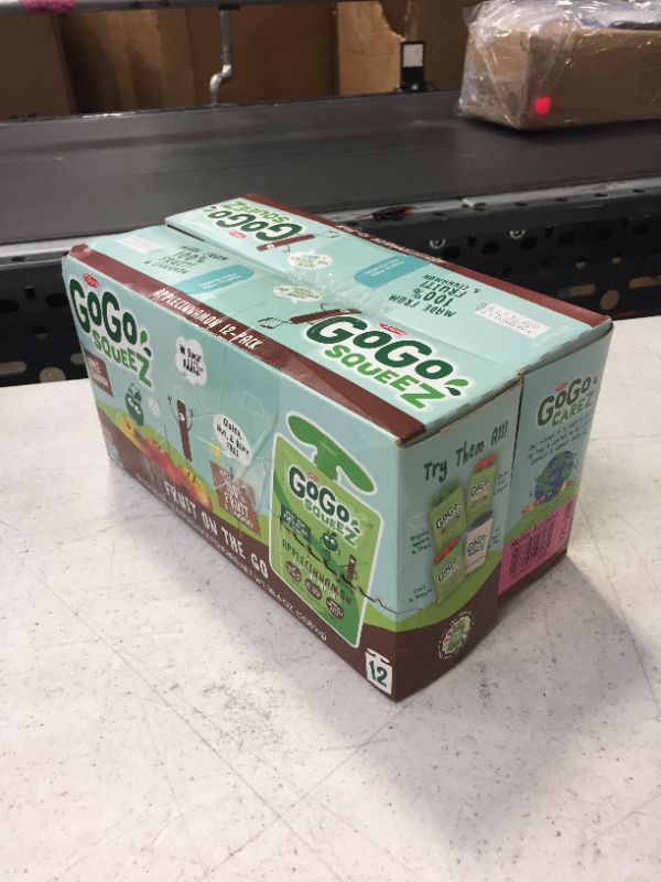 Photo 2 of 2 pack, GoGo Applesauce Cinnamon Portable Gluten Free of 12