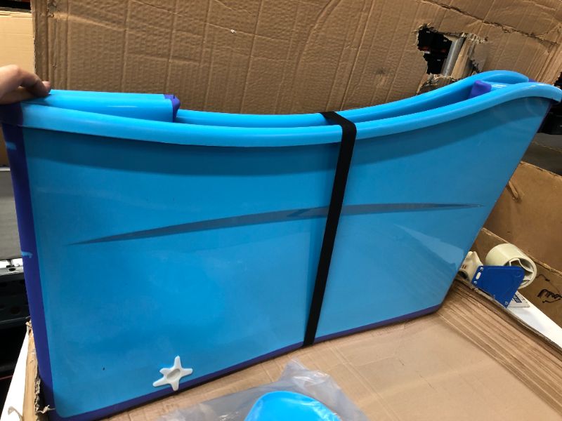 Photo 1 of  Freestanding Large Foldable Bathtub Bathtub for Petite Adult Children Baby Toddler  
