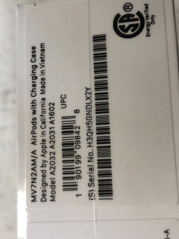 Photo 5 of Apple AirPods (2nd Generation) ---factory sealed 
