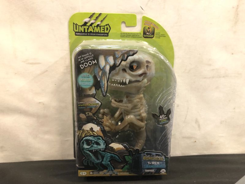 Photo 1 of Fingerlings Untamed Dinosaur Doom the T-Rex Figure [Bonehead]
