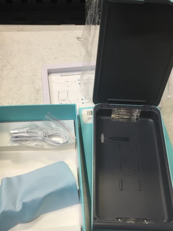 Photo 3 of Phone Sanitizer, Portable UVC Sterilize Box with Aromatherapy Function for Smartphone Cleaner, Clinically Proven UV Light Disinfector