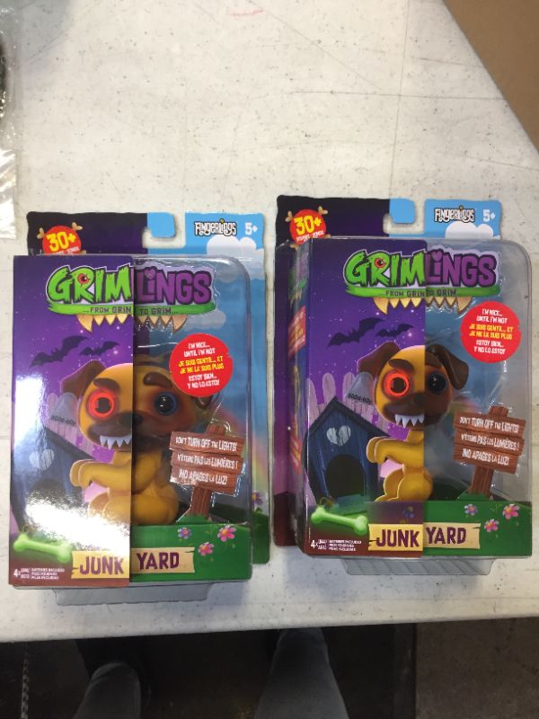 Photo 2 of Grimlings - Pug - Interactive Animal Toy (2 pack)