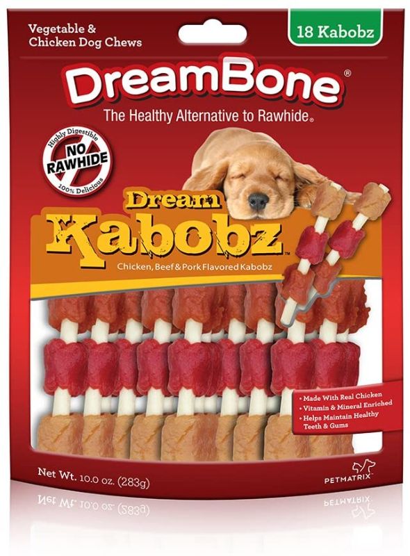 Photo 1 of DreamBone Dream Kabobz 18 Count, Rawhide-Free Chews For Dogs, DBK-02519 Exp 07/12/24