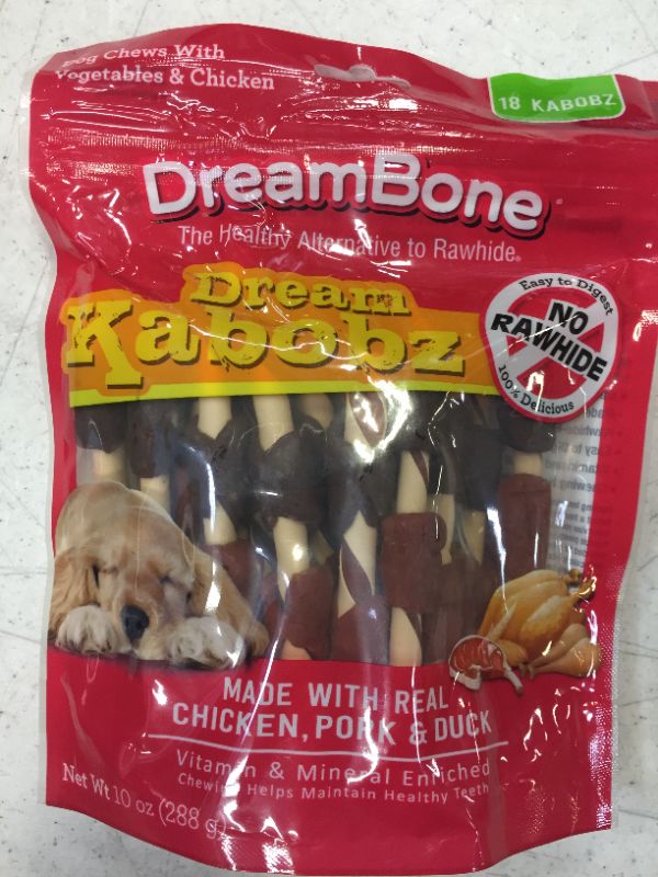 Photo 3 of DreamBone Dream Kabobz 18 Count, Rawhide-Free Chews For Dogs, DBK-02519 Exp 07/12/24