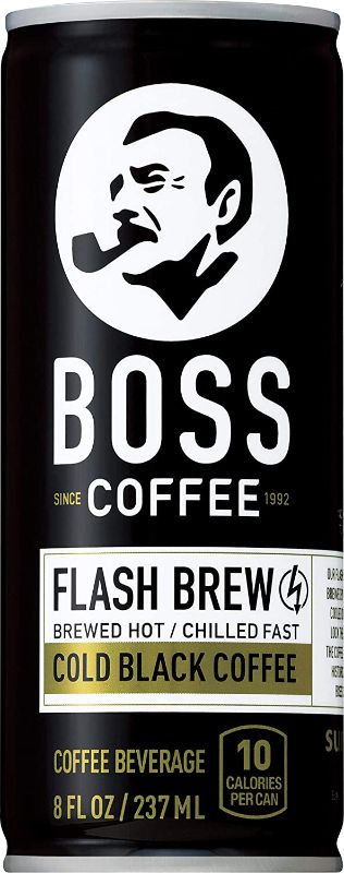 Photo 1 of BOSS Coffee by Suntory - Japanese Flash Brew Original Black Coffee, 8oz 12 Pack, Imported from Japan, Espresso Doubleshot, Ready to Drink, Keto Friendly, Vegan, No Sugar, No Gluten, No Dairy
--- bb 02 22 2022