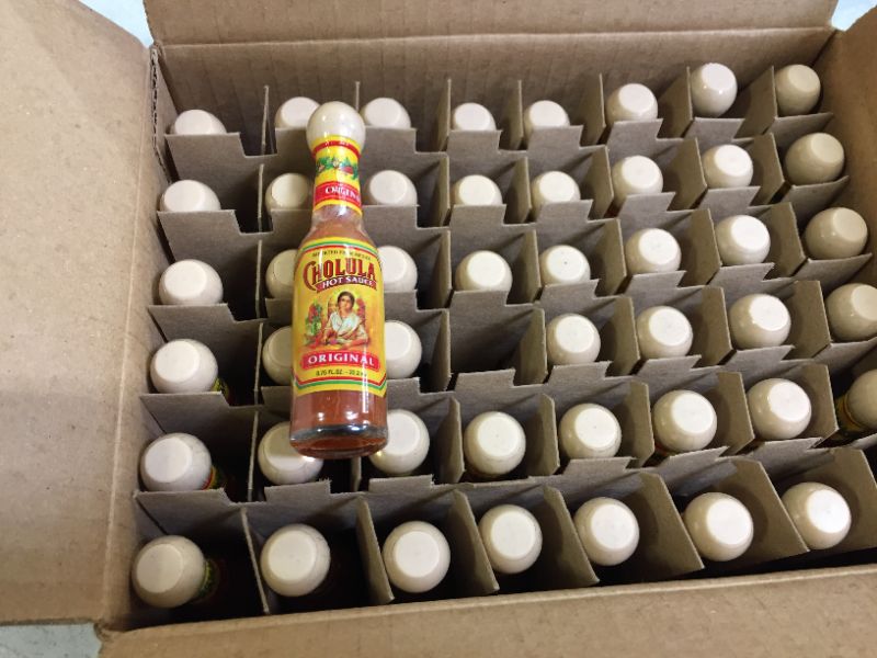 Photo 3 of (Price/Case)Cholula Original Hot Sauce 48-.75 Fluid Ounce
---bb 06 2022 ---