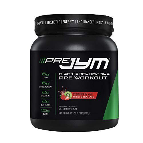 Photo 1 of JYM Supplement Science, Pre JYM, High-Performance Pre-Workout, Strawberry Kiwi, 1.7 lbs (780 g)
Best By: Dec 30, 2021