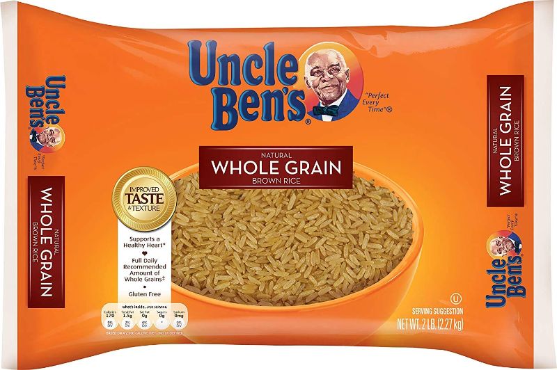 Photo 1 of 2x Uncle Bens Whole Grain Brown Rice - 3 Bags (2 lbs ea)
Best Before: Feb 2022