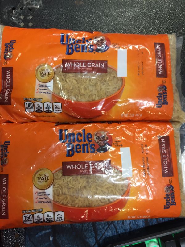 Photo 2 of 2x Uncle Bens Whole Grain Brown Rice - 3 Bags (2 lbs ea)
Best Before: Feb 2022