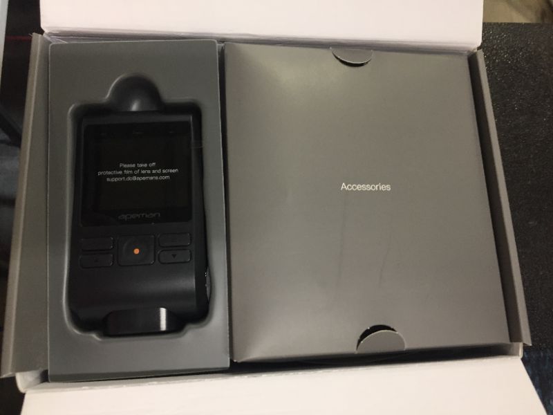 Photo 3 of APEMAN C550 Dual Dash Cam, 1080P Front and Rear Hidden Car Driving Recorder, IPS Screen, Night Vision, 170° Wide Angle, WDR, G-Sensor, Parking Monitor, Motion Detection, Loop Recording, Support GPS
