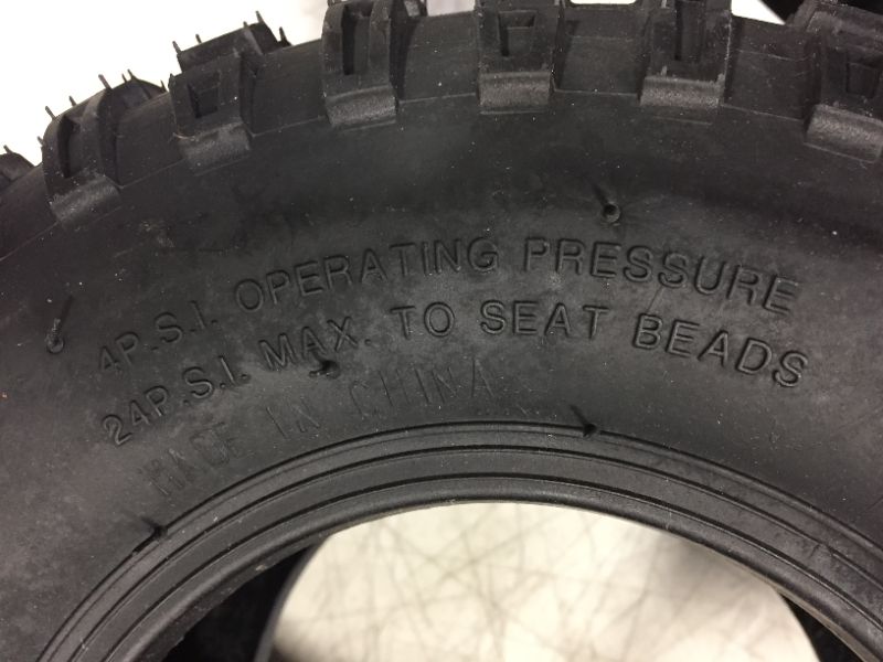 Photo 3 of 2 tires color black size 145/70-6