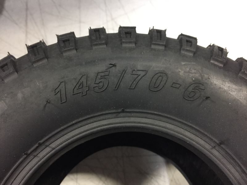 Photo 2 of 2 tires color black size 145/70-6