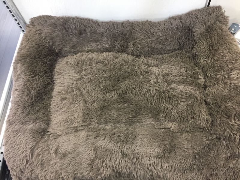 Photo 1 of 41 x 30 inches dog bed color grey square 