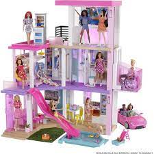 Photo 1 of Barbie DreamHouse Dollhouse with Pool, Slide, Elevator, Lights & Sounds 3.75'
