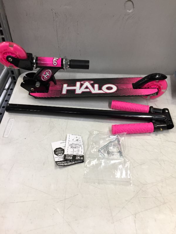 Photo 2 of HALO Rise Above Supreme Inline Scooter - Pink & Black