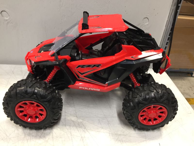 Photo 2 of New Bright RC 1:5 Scale Remote Control Polaris RZR XP PRO ATV 2.4GHz 12.8V---MISSING REMOTE/FLAGS/BATTERY---COULD NOT TEST---
