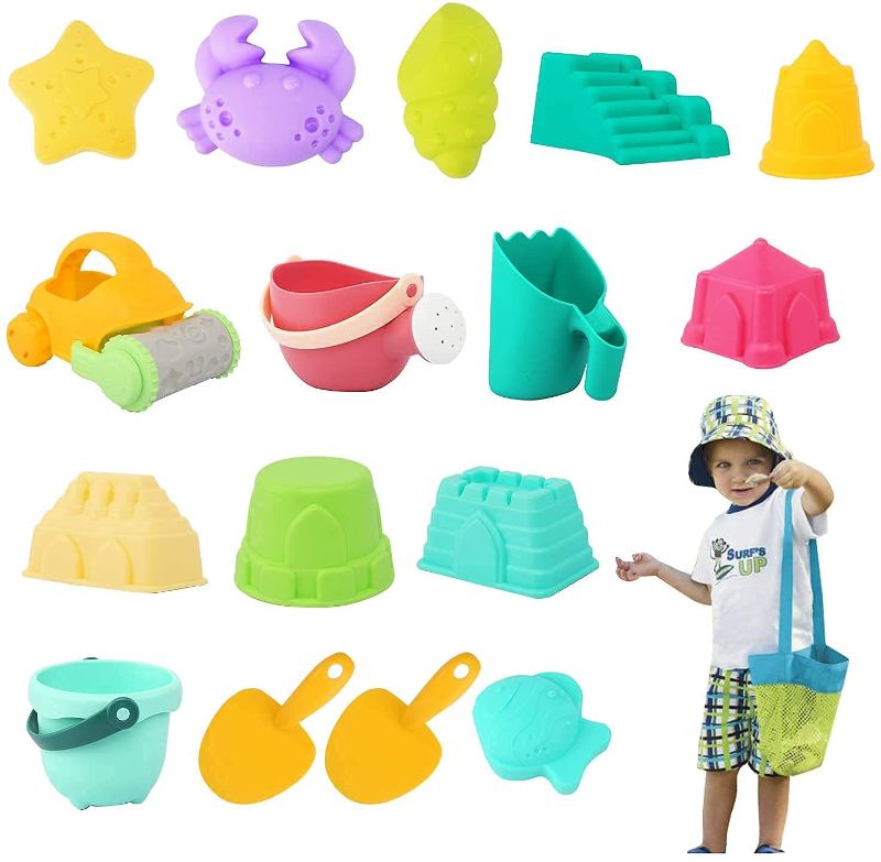 Photo 1 of LUVIN Beach Toys, 18 Pcs Sand Toys Set