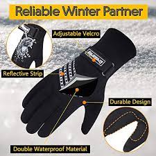 Photo 1 of Grebarley Winter Gloves Waterproof Gloves Cycling Gloves-MEDIUM