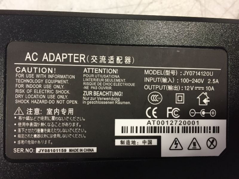 Photo 3 of AC adapter 100-240V  5 pack 