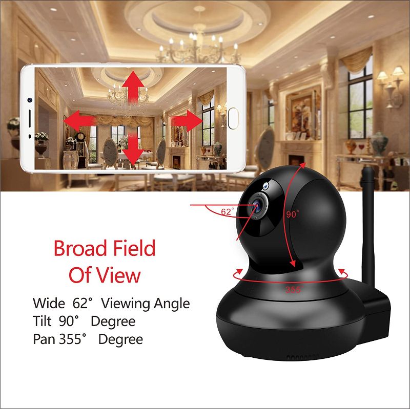 Photo 1 of Pet Camera,TSW 1080P HD Wireless IP Camera with Night Vision/2-Way Audio, Pan/Tilt WiFi Indoor Home Dome Nanny Baby Cam, Surveillance Monitor with Phone App
