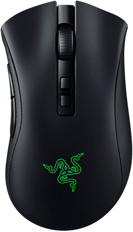 Photo 1 of 
Razer DeathAdder v2 Pro Wireless Gaming Mouse: 20K DPI Optical Sensor - 3X Faster Than Mechanical Optical Switch - Chroma RGB Lighting - 70 Hr Battery Life - 8 Programmable Buttons - Classic Black