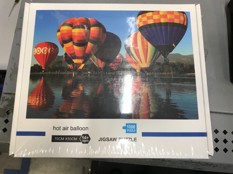 Photo 2 of 1000 Piece Jigsaw Puzzles for Adults, Large 70cm x 50cm 1000 Piece Puzzle Educational Game Toys and Unique Artwork for Families Adults Teens Age of 14 + ?Hot Air Balloon?