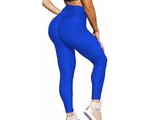 Photo 1 of Msicyness Tiktok Leggings Women's High Waist Yoga Pants Butt Lift Tummy Control Leggings Textured Scrunch Booty Tights(XXL)