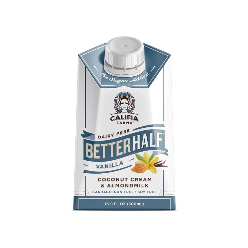 Photo 1 of 
Califia Farms - Vanilla Better Half Coffee Creamer, 16.9 Oz (Pack of 6) | Half and Half | Coconut Cream and Almond Milk | Non Dairy | Plant Based | Vegan |..