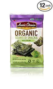 Photo 1 of ANNIE CHUN'S Annie Chun's Seaweed Snack - Wasabi - Case of 12 - .16 Oz. BB FEB 03 22 
