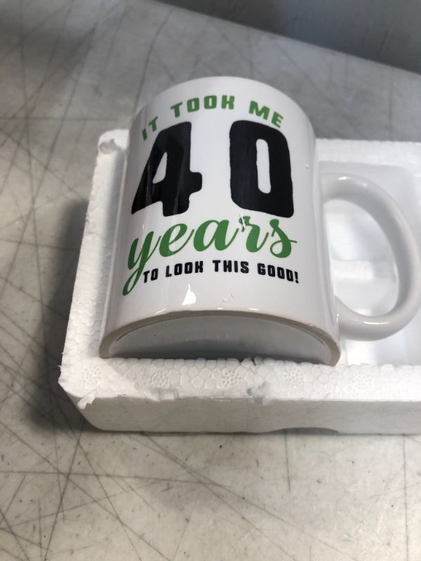 Photo 2 of 40 Birthday Gifts for Women - It Took Me 40 Years to Look This Good - 11 oz Coffee Mug 40th Birthday Mug Gift Ideas to You, Her, Wife, Grandma, Mom, Daughter, Sister, Friend, Boss, Colleague
