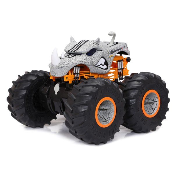 Photo 6 of New Bright 1:10 Remote Control Hot Wheels Monster Truck Rhinomite with Vapor
