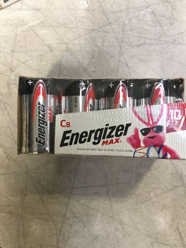 Photo 2 of Energizer MAX C Batteries, Premium Alkaline C Cell Batteries (8 Battery Count)
